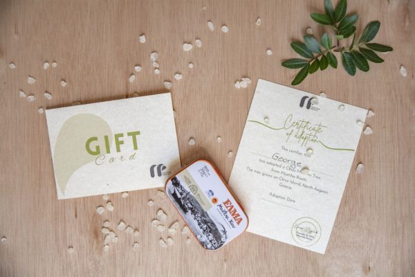 Mastiha, chios, b2b, gift, adoption, tree, corporate gifts, company, esg